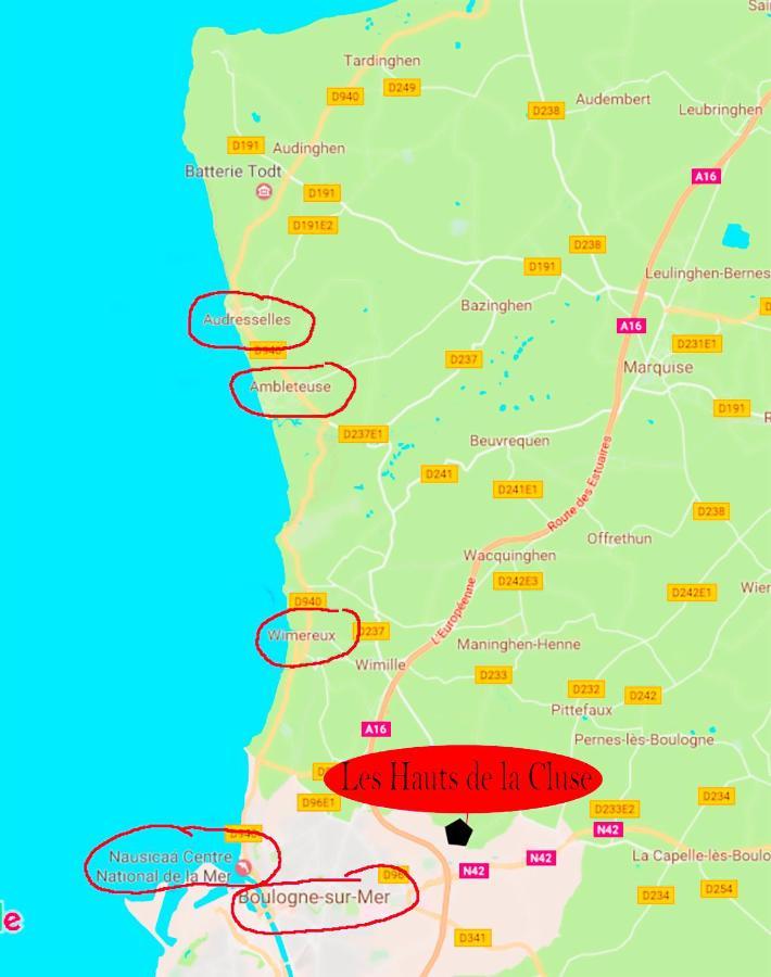 Les Hauts De La Cluse Wimille Exteriér fotografie